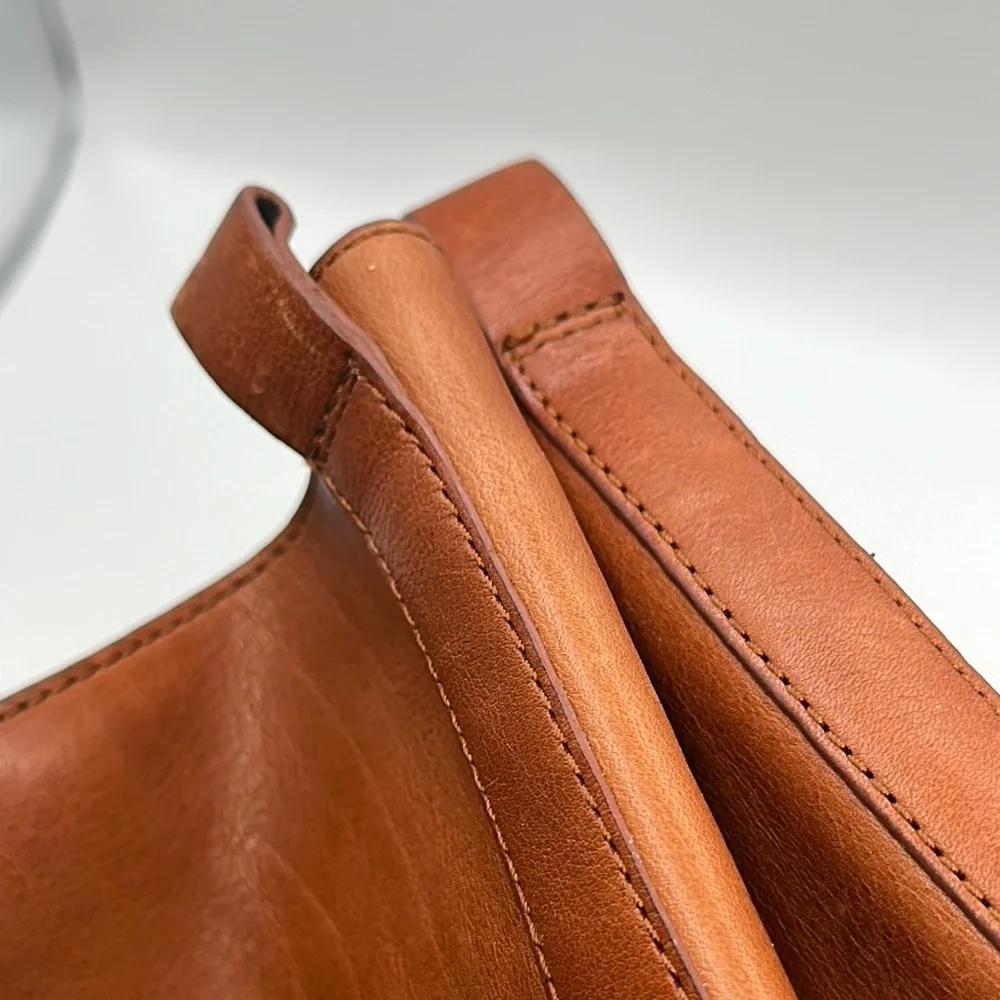 Coach Natalie‎ Sz 6 1/2 Cognac Brown Leather Riding Boots